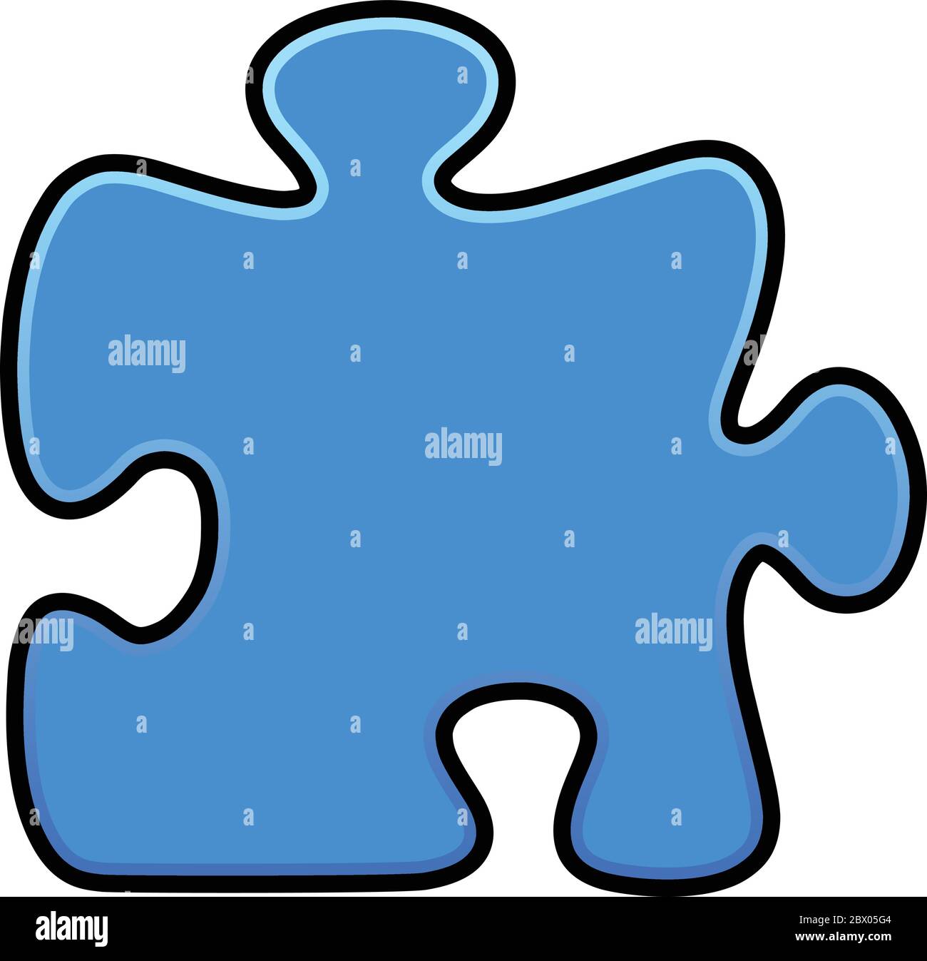 Puzzle Icon- An Illustration of a Puzzle Icon Stock Vector Image & Art ...