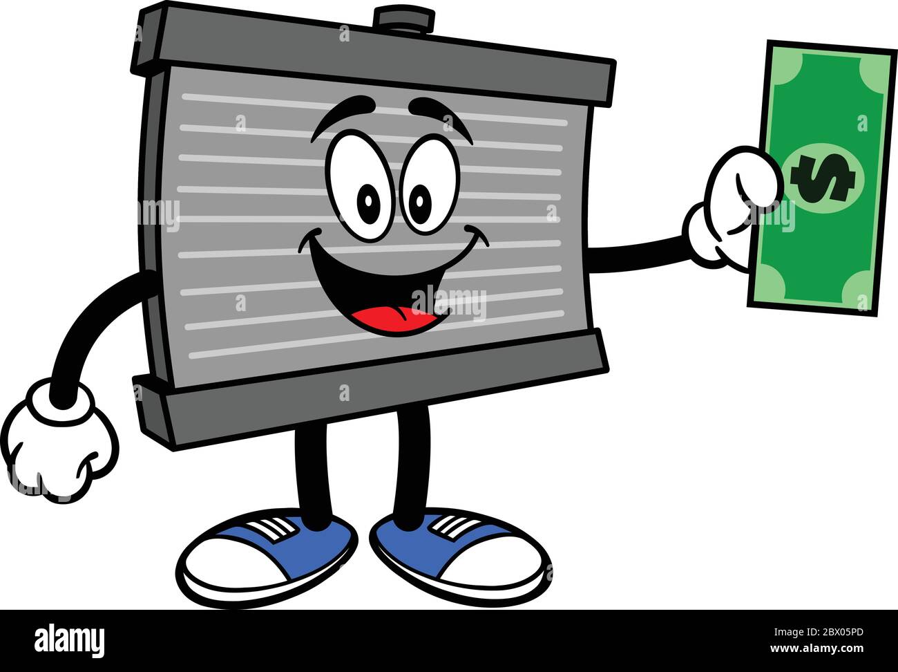 Car engine radiator Cut Out Stock Images & Pictures - Alamy