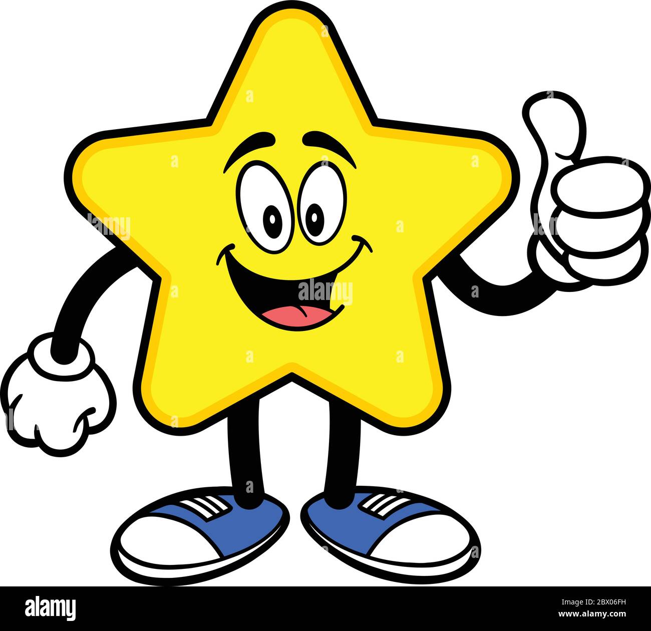 Star Mascot with Thumbs Up - A cartoon illustration of a Star Mascot with a Thumbs  Up Stock Vector Image & Art - Alamy