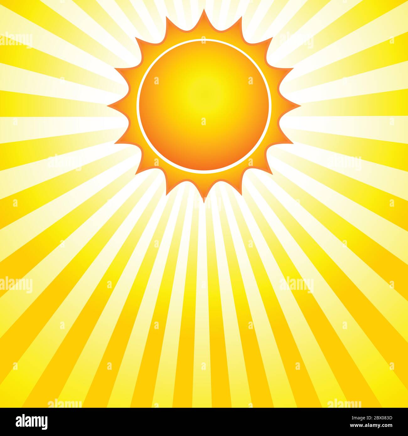 The sun and the heat Stock Vector Images - Alamy
