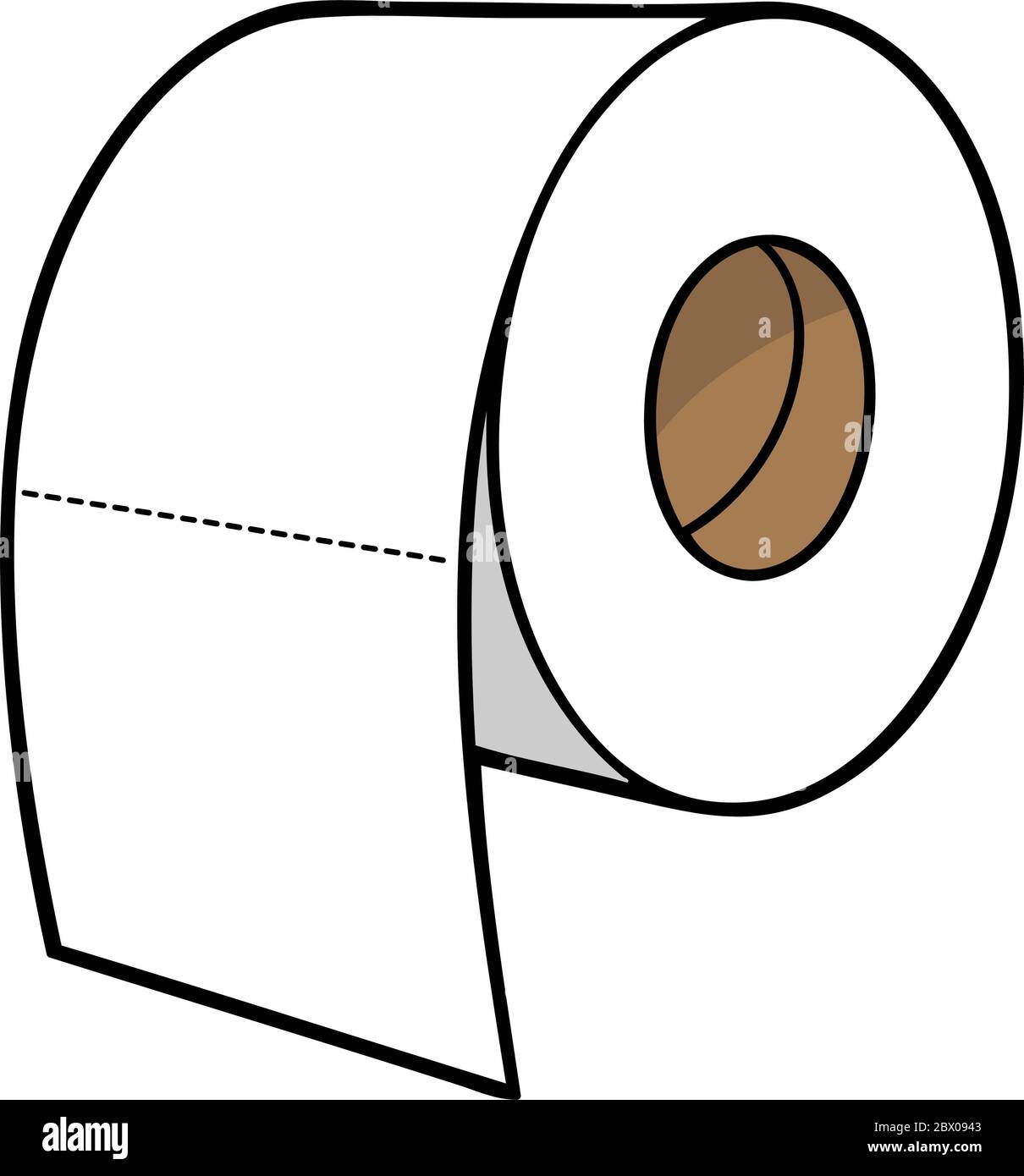 Toilet Paper An Illustration of Toilet Paper Stock Vector Image & Art