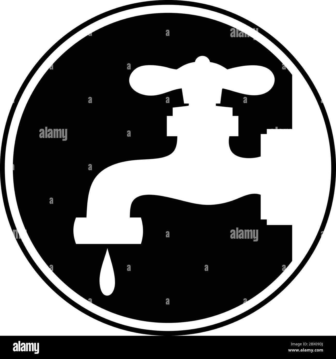 Water Faucet Insignia An Illustration of a Water Faucet Insignia Stock Vector Image & Art Alamy