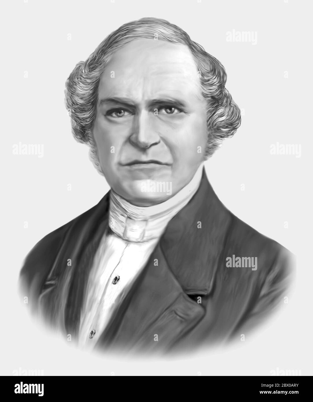 William Whewell 1794-1866 English Polymath Scientist Philosopher Theologian Stock Photo