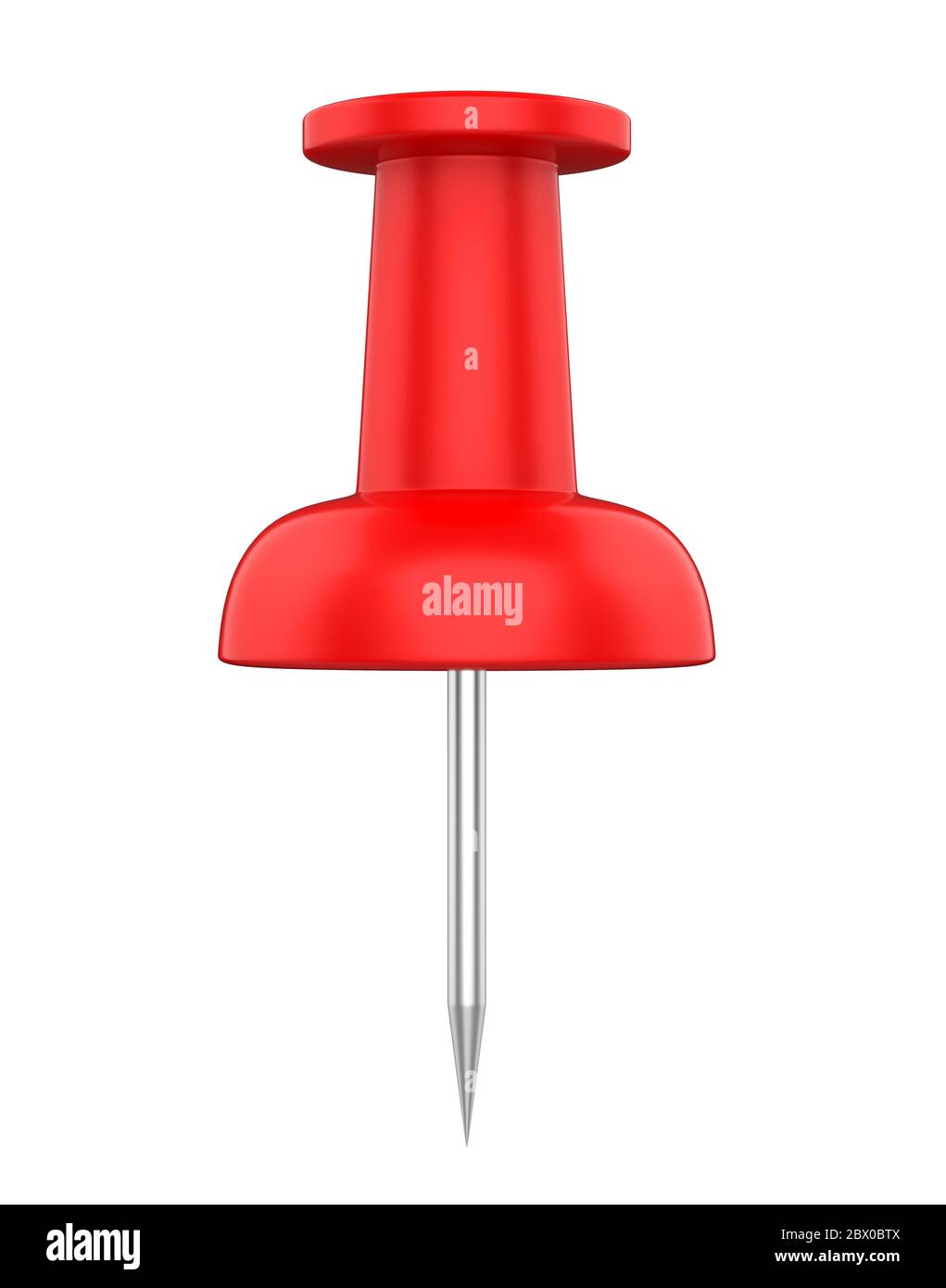 Red Thumbtack / Push Pin Isolated Stock Photo Alamy