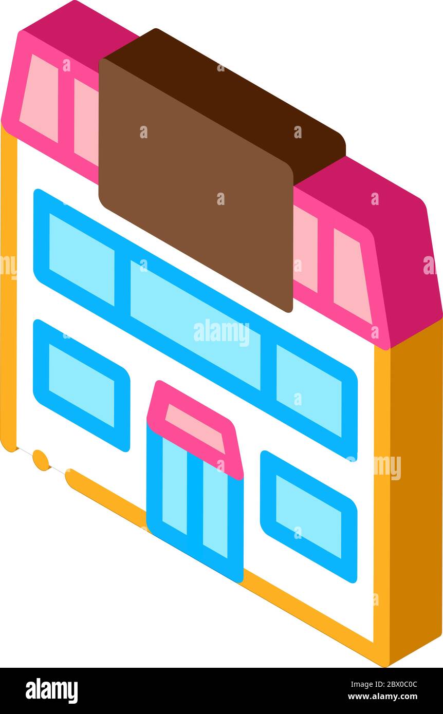 Pet Shop isometric icon vector illustration Stock Vector Image & Art ...