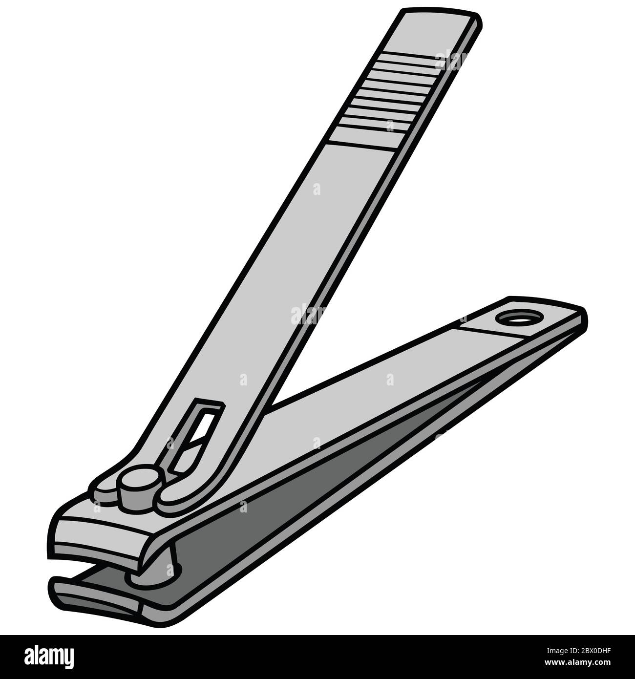nail cutter clip art black and white