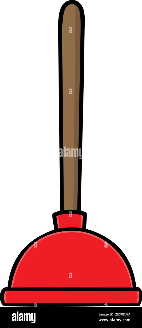 Plunger cartoon hi-res stock photography and images - Alamy