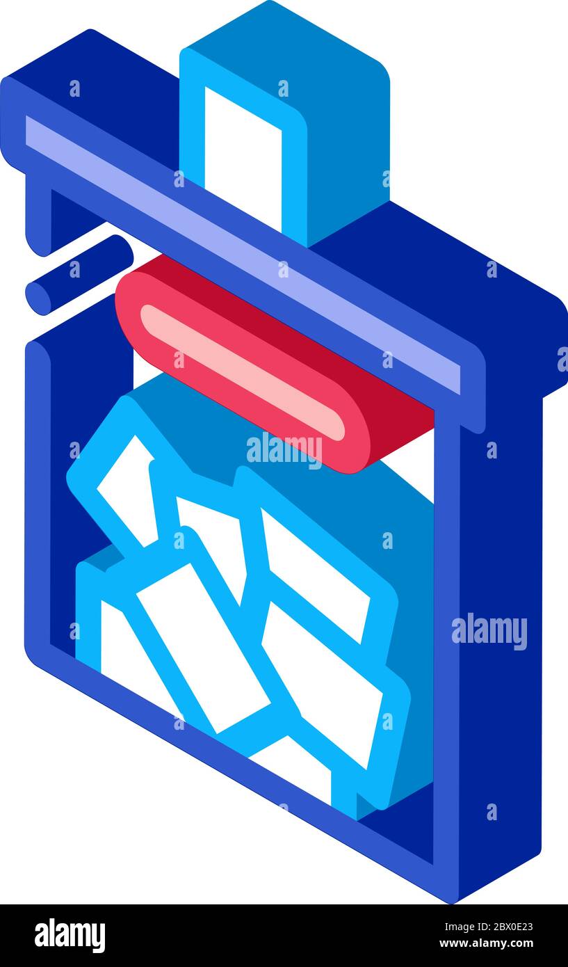 Ballot Box isometric icon vector illustration Stock Vector Image & Art ...