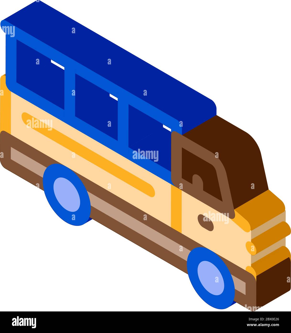 Truck isometric icon vector illustration Stock Vector Image & Art - Alamy