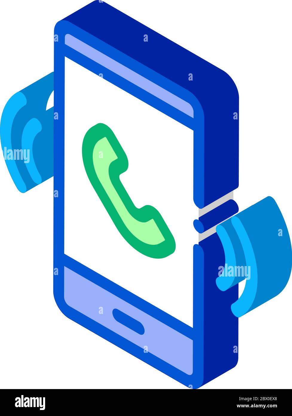 Smartphone isometric icon vector illustration Stock Vector Image & Art ...