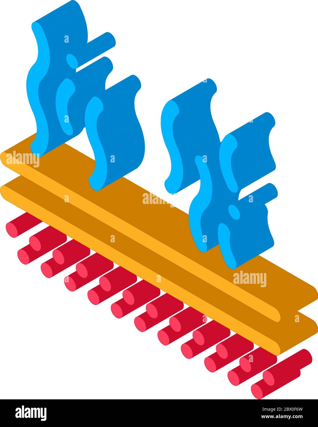 Evaporation isometric icon vector illustration Stock Vector Image & Art