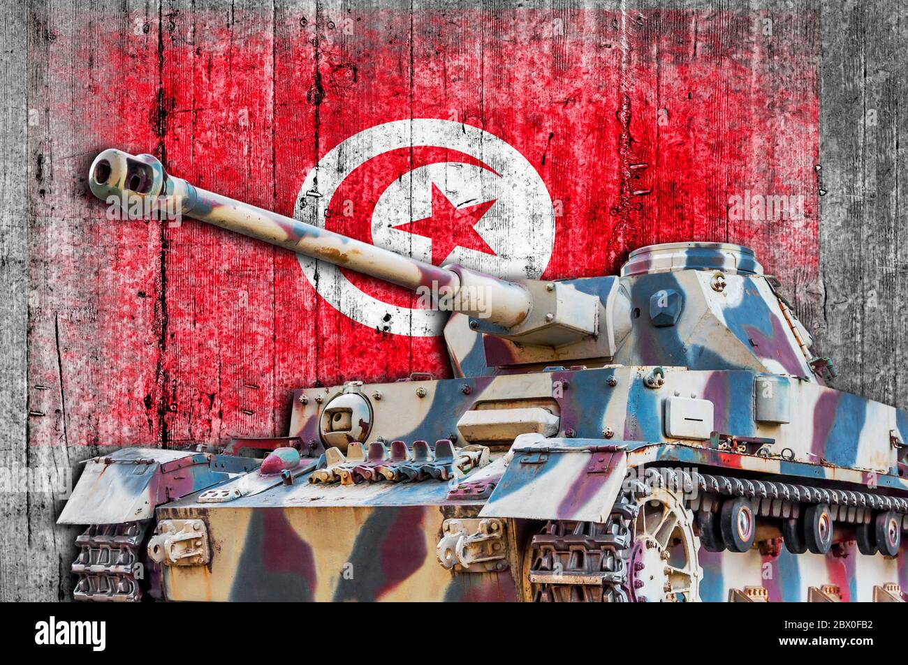 Turkish Tank Background Military tank with concrete Turkey flag Stock Photo - Alamy