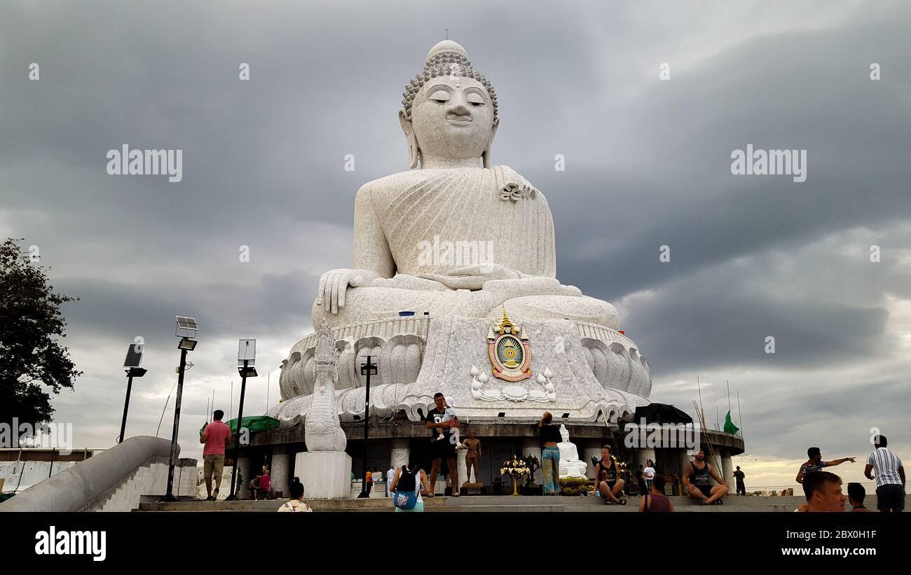 Big Buddha Statue - Maravija Buddha statue On Nakkerd Hill, Phuket, Thailand 20/11/2019 Stock Photo