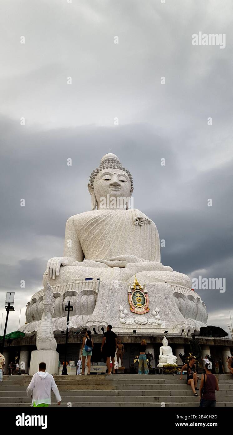 Big Buddha Statue - Maravija Buddha statue On Nakkerd Hill, Phuket, Thailand 20/11/2019 Stock Photo