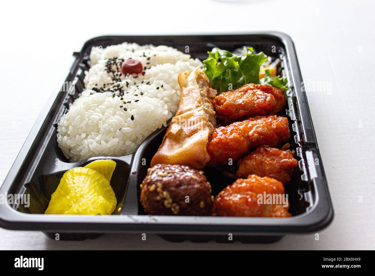 a box lunch, Japanese style lunch, Chinese food Stock Photo - Alamy