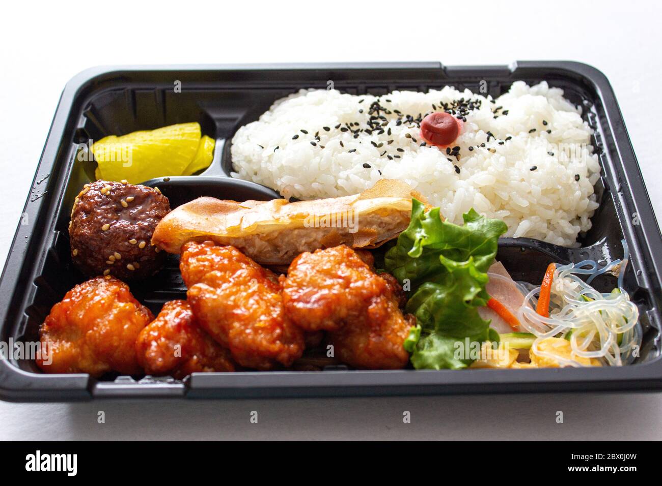 a box lunch, Japanese style lunch, Chinese food Stock Photo - Alamy