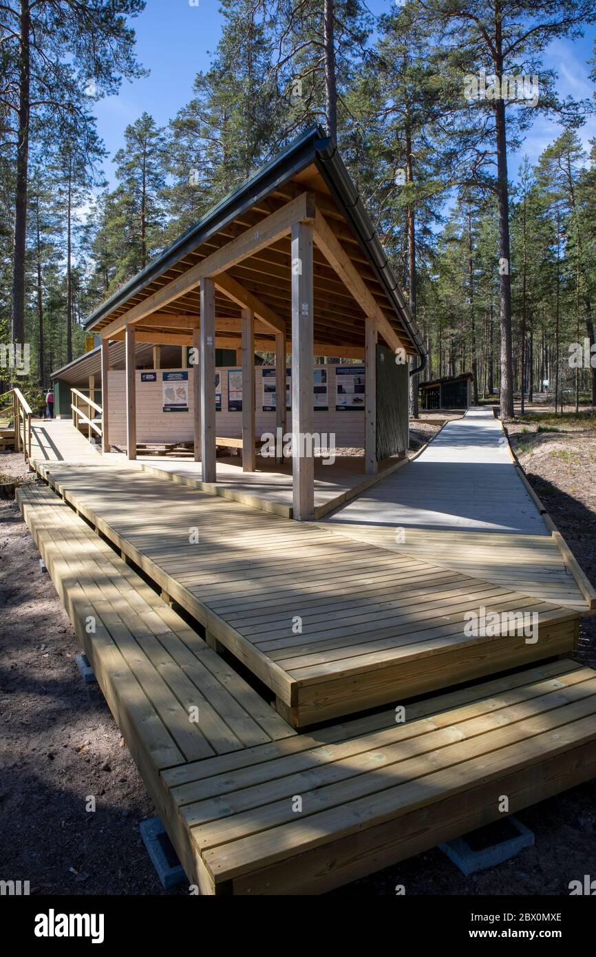 Sarviniemi camping site, Taipalsaari Finland Stock Photo