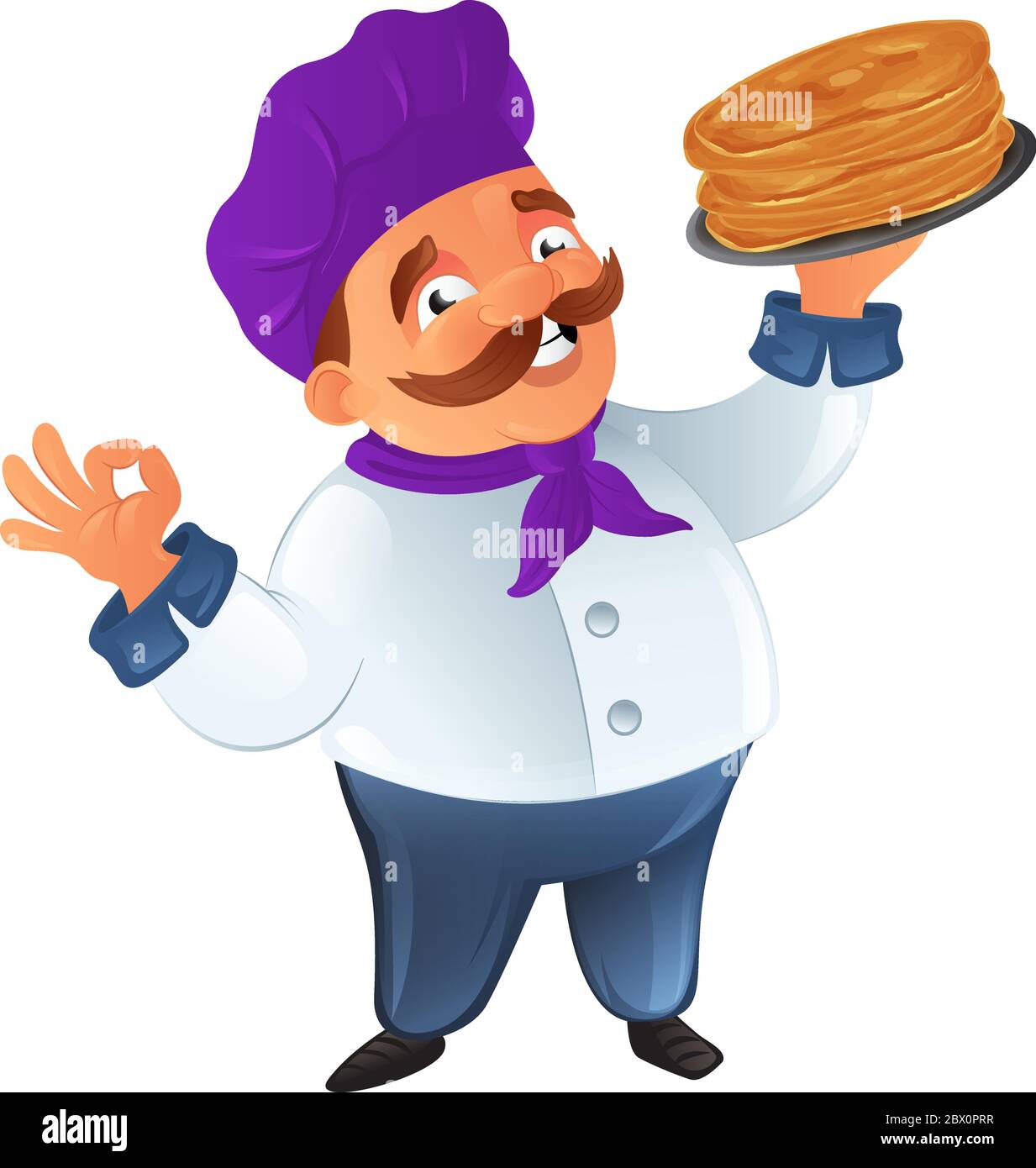 Pancake with text in chocolate Stock Vector Images Alamy