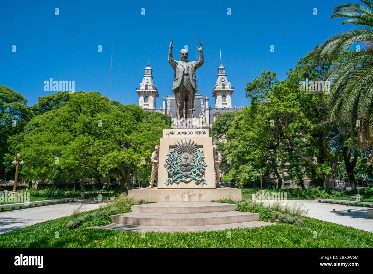 Buenos Aires, Argentina January 19th 2019, Statue of Juan Domingo
