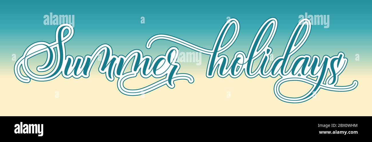 flyer template for Summer Holidays Stock Vector Image & Art - Alamy