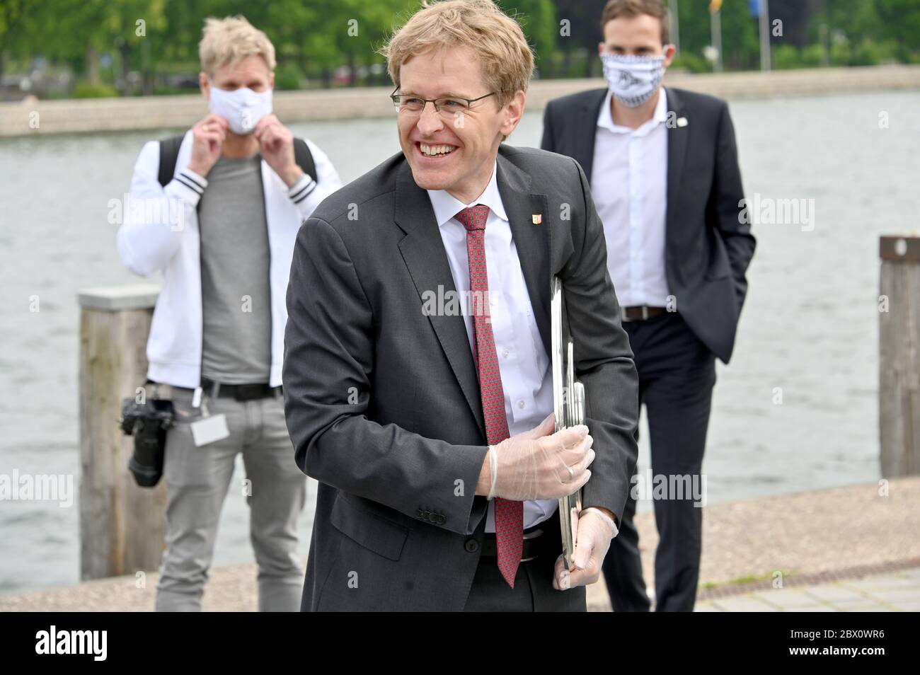 04 June 2020 Schleswig Holstein Eckernforde Daniel Gunther Cdu M Minister President Of Schleswig Holstein Carries