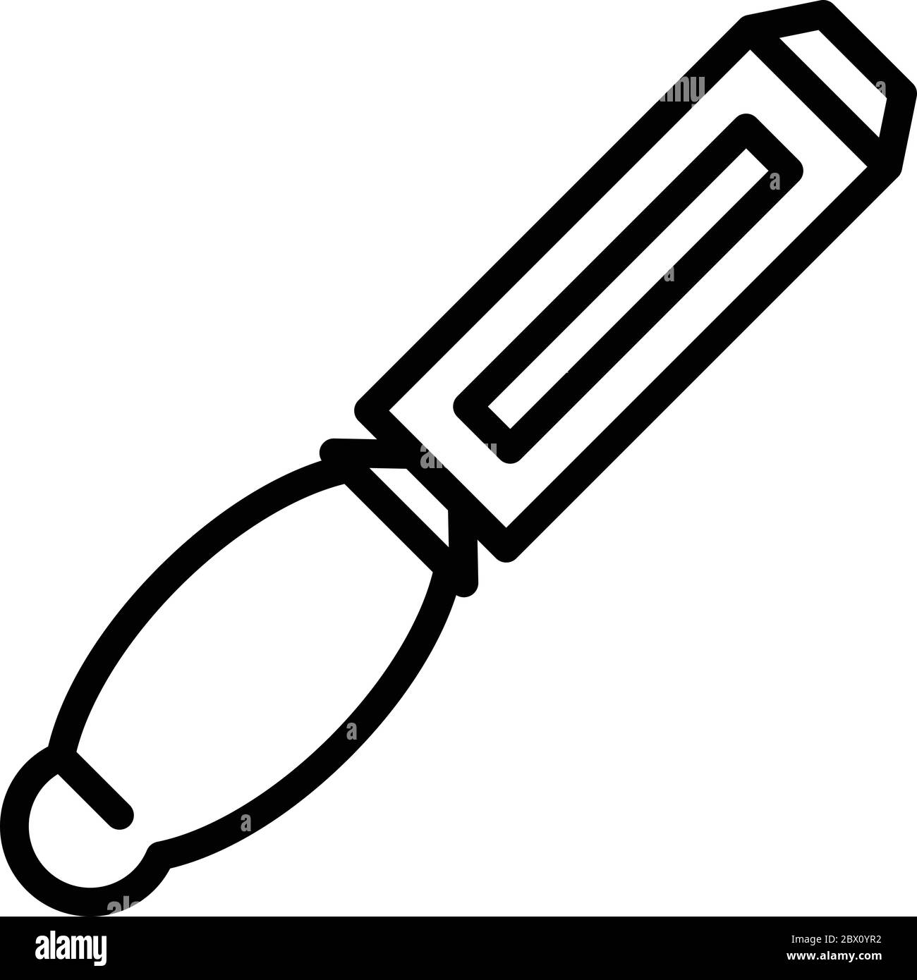 Chisel icon, outline style Stock Vector Image & Art - Alamy