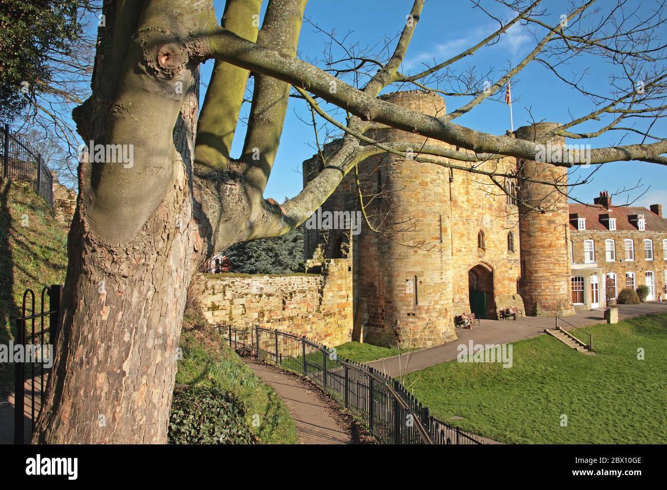 Tonbridge Castle Stock Photo