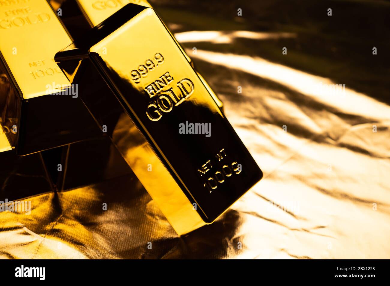 Gold Bars Stack High Resolution Stock Photography and Images - Alamy
