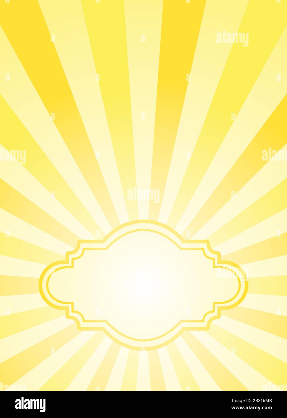 Sunlight Retro Vertical Background With Vintage Frame For Text Bright Yellow Color Burst Background Vector Illustration Sun Beam Ray Background Ol Stock Vector Image Art Alamy