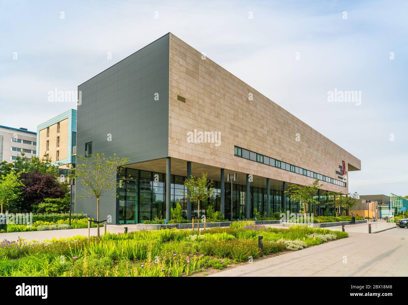 Amsterdam, The Netherlands, May 22 2017: Exterior of the famous Antoni van Leeuwenhoek institute for Cancer research and treatment Stock Photo