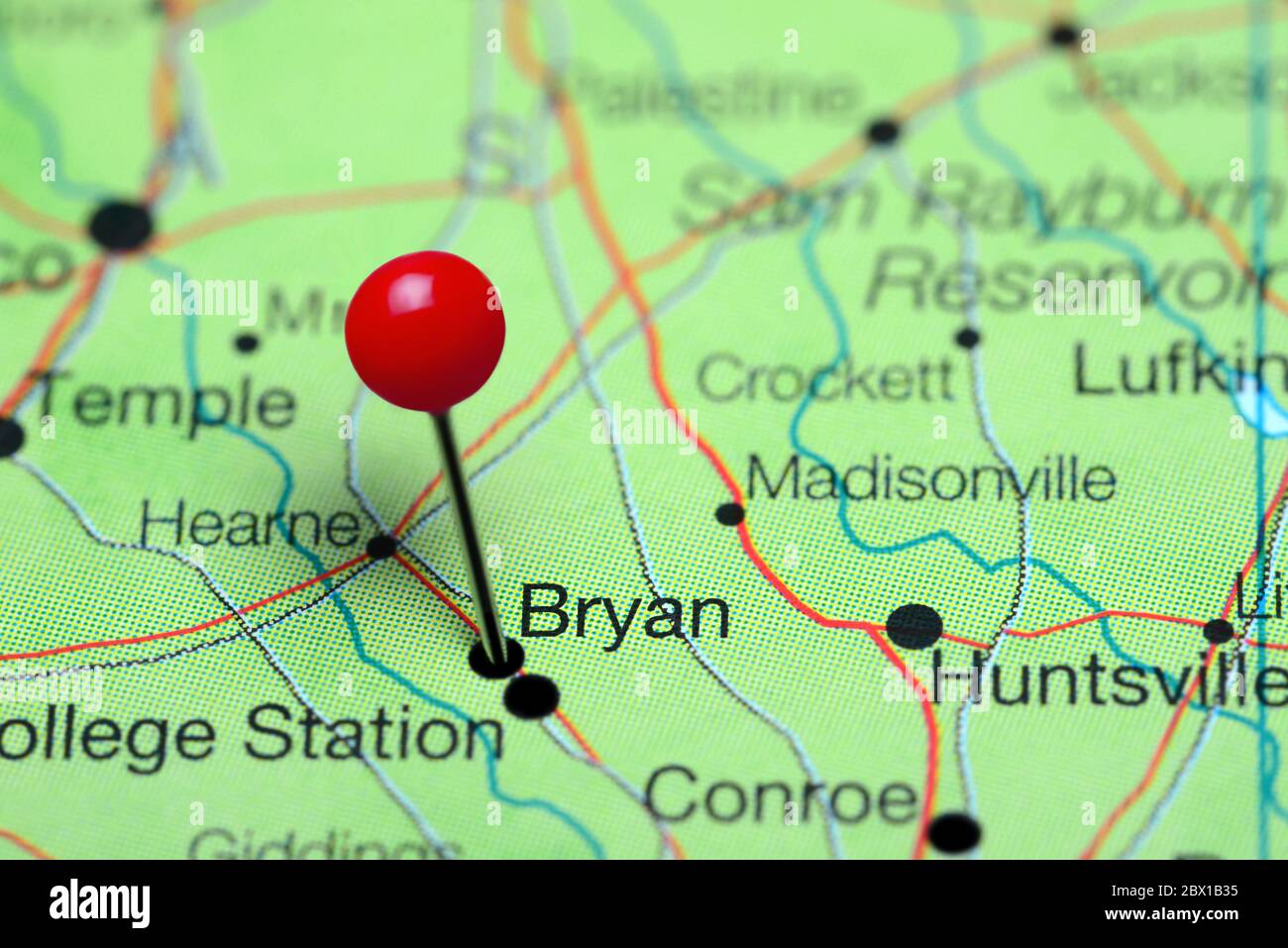 Map of bryan texas hires stock photography and images Alamy