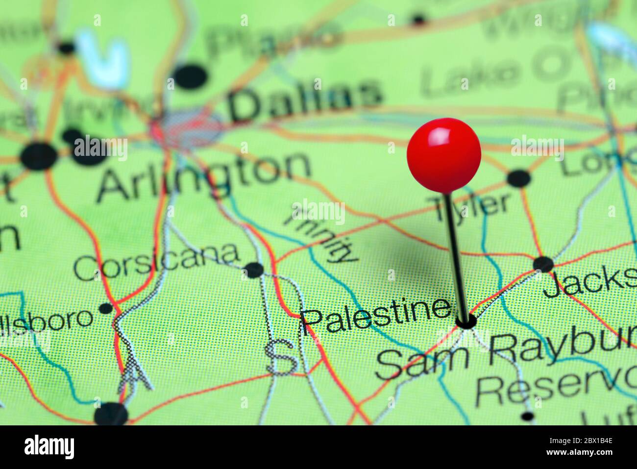 Map of palestine texas hires stock photography and images Alamy