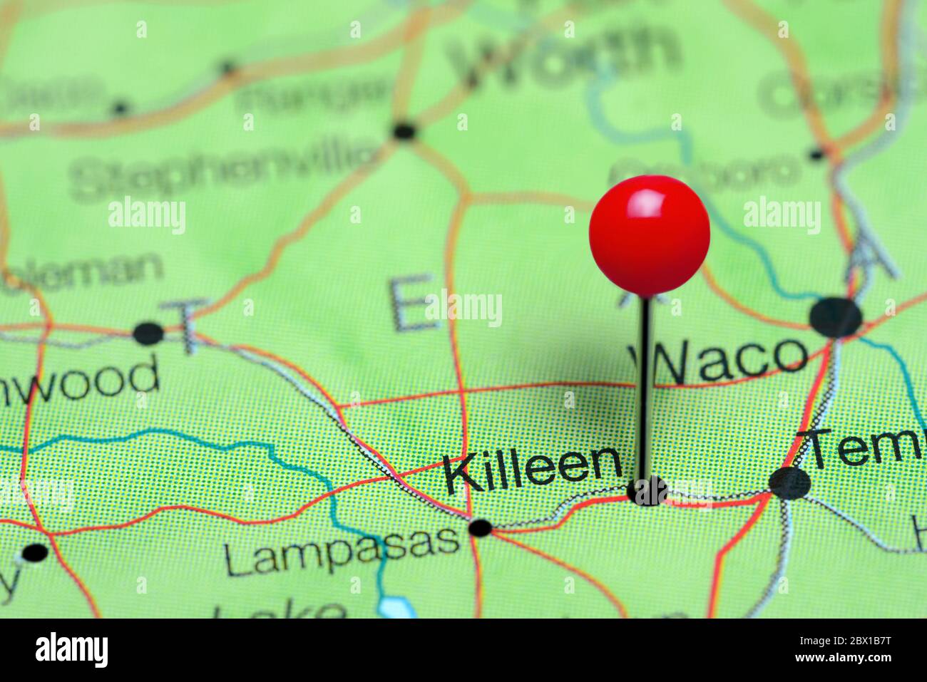 Killeen texas map hires stock photography and images Alamy