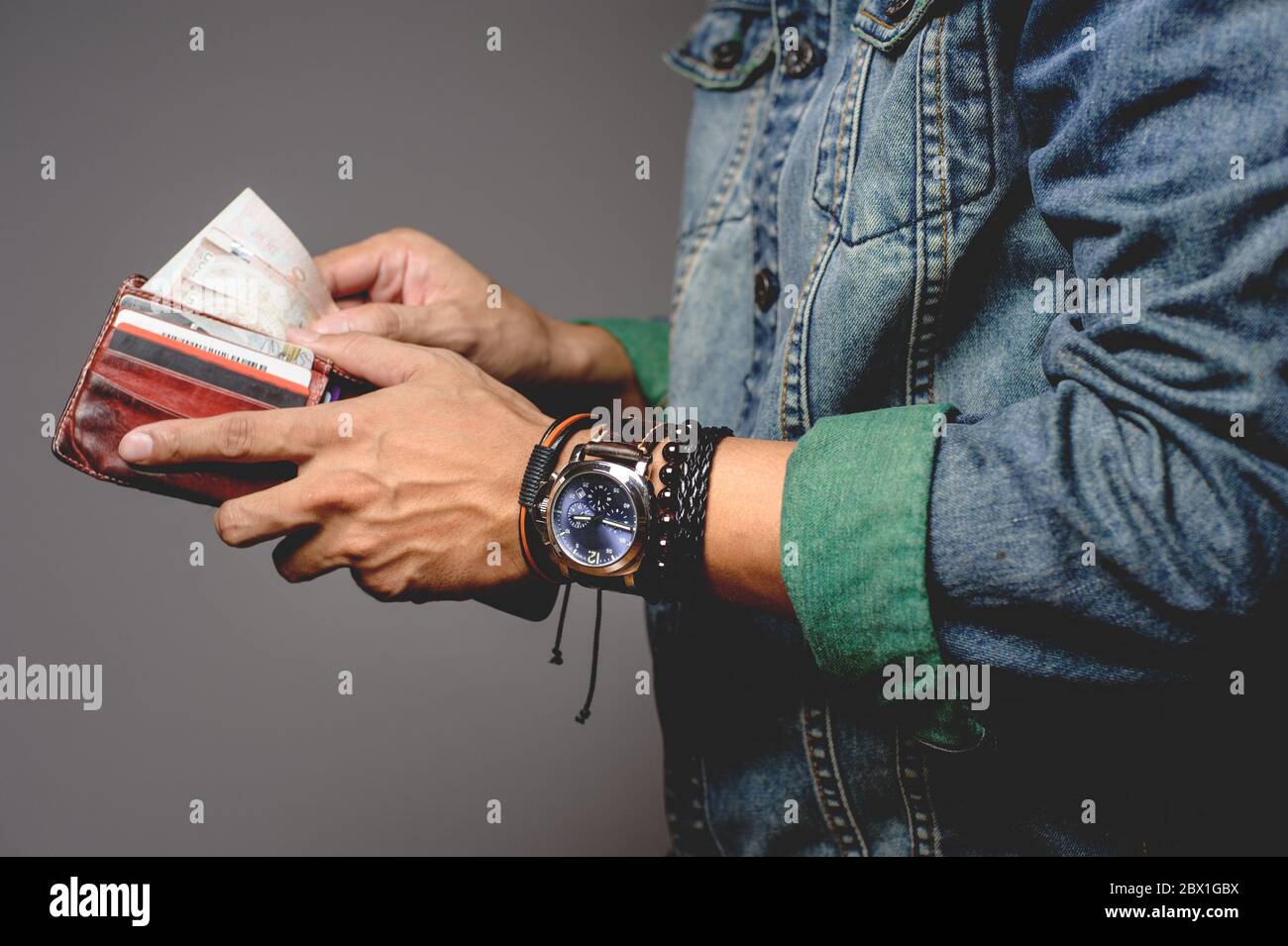Wrist watch shop wearing style