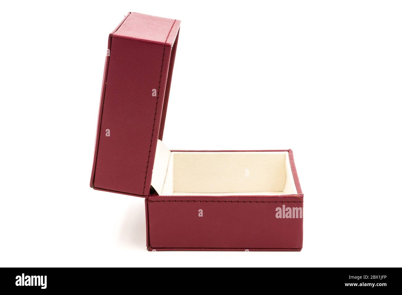 red gift box isolated on white background Stock Photo - Alamy