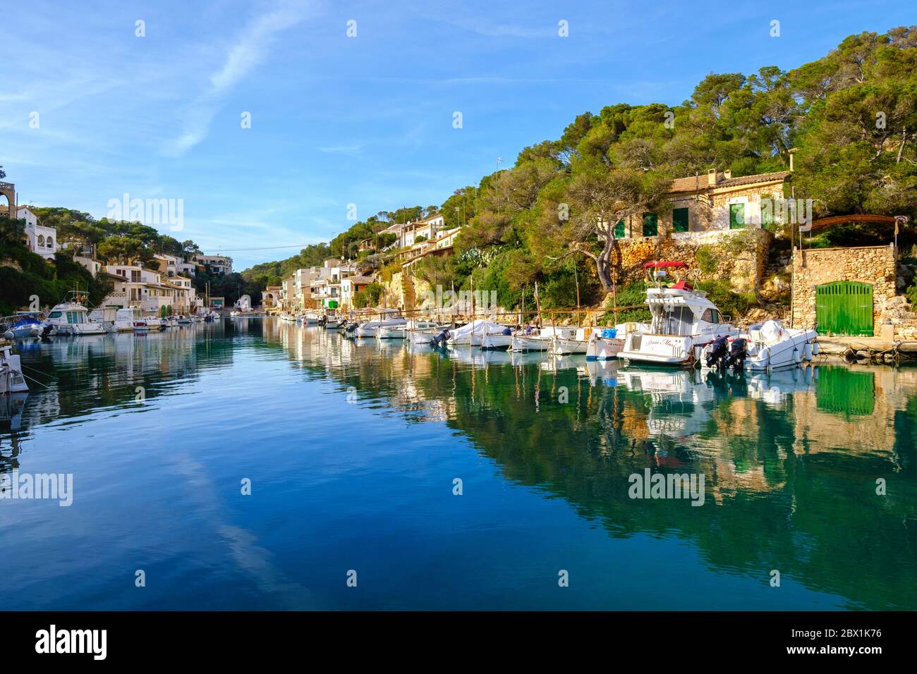 Fishing Port In Cala Figuera Near Santanyi Migjorn Region Majorca 