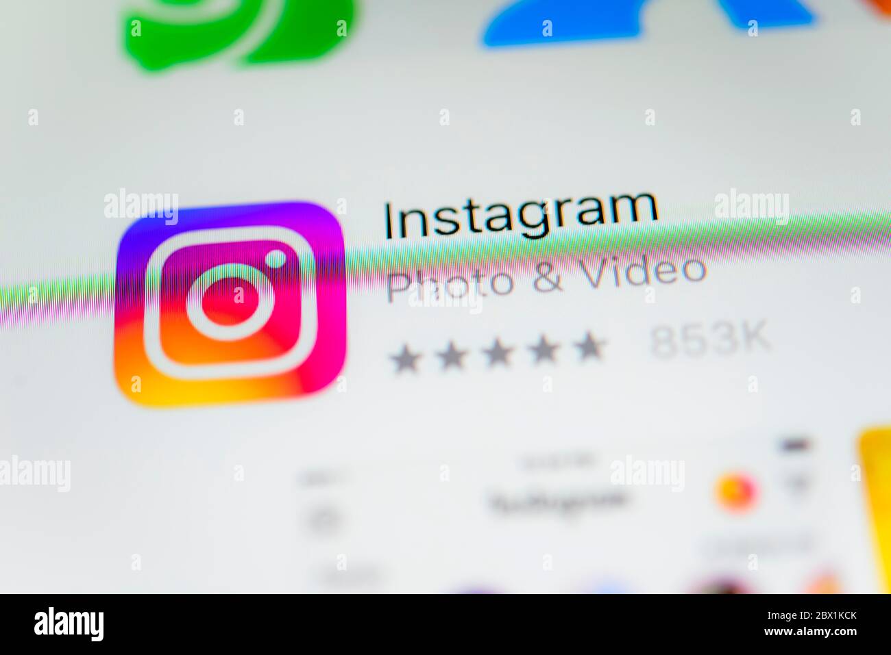 Instagram App, social network, app icon, screenshot, smartphone, detail
