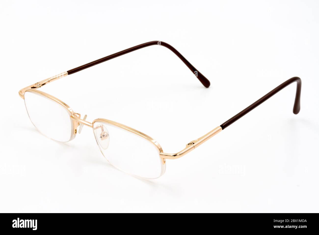 Eye glasses isolated on white background Stock Photo - Alamy