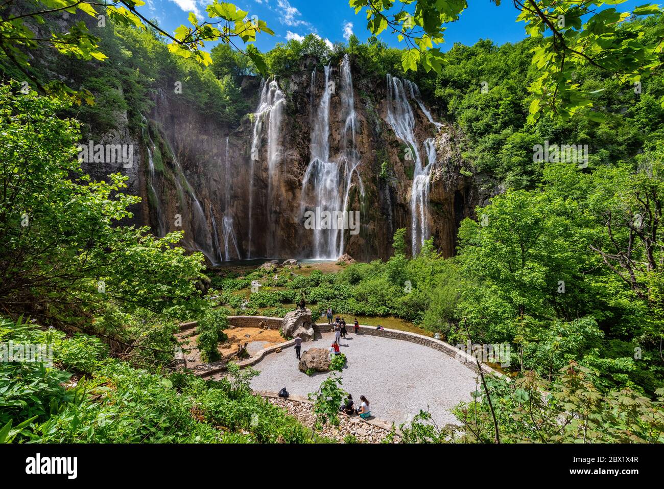 National park Plitvice lakes, Croatia Stock Photo