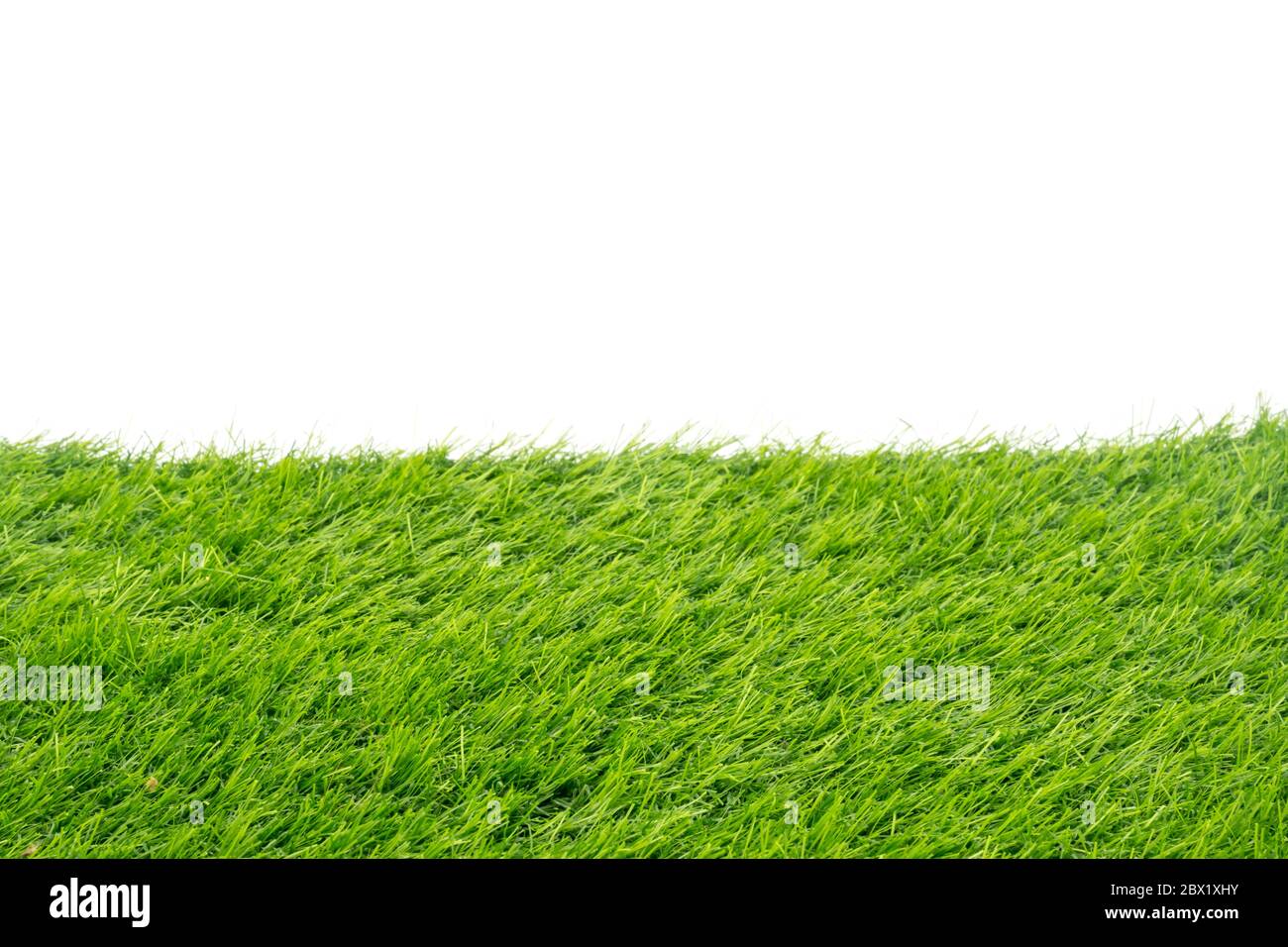 Green grass isolated on white background Stock Photo - Alamy
