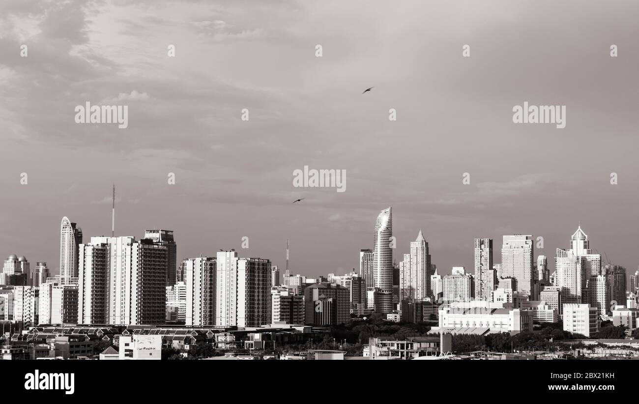 Bangkok in black and white hi-res stock photography and images - Alamy