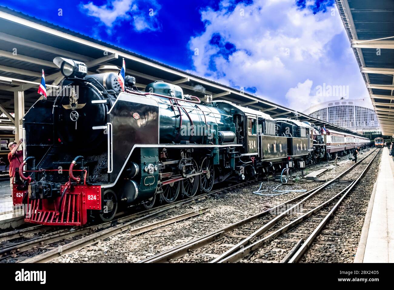 BANGKOK, THAILAND MARCH 26, 2017 Old steam of state