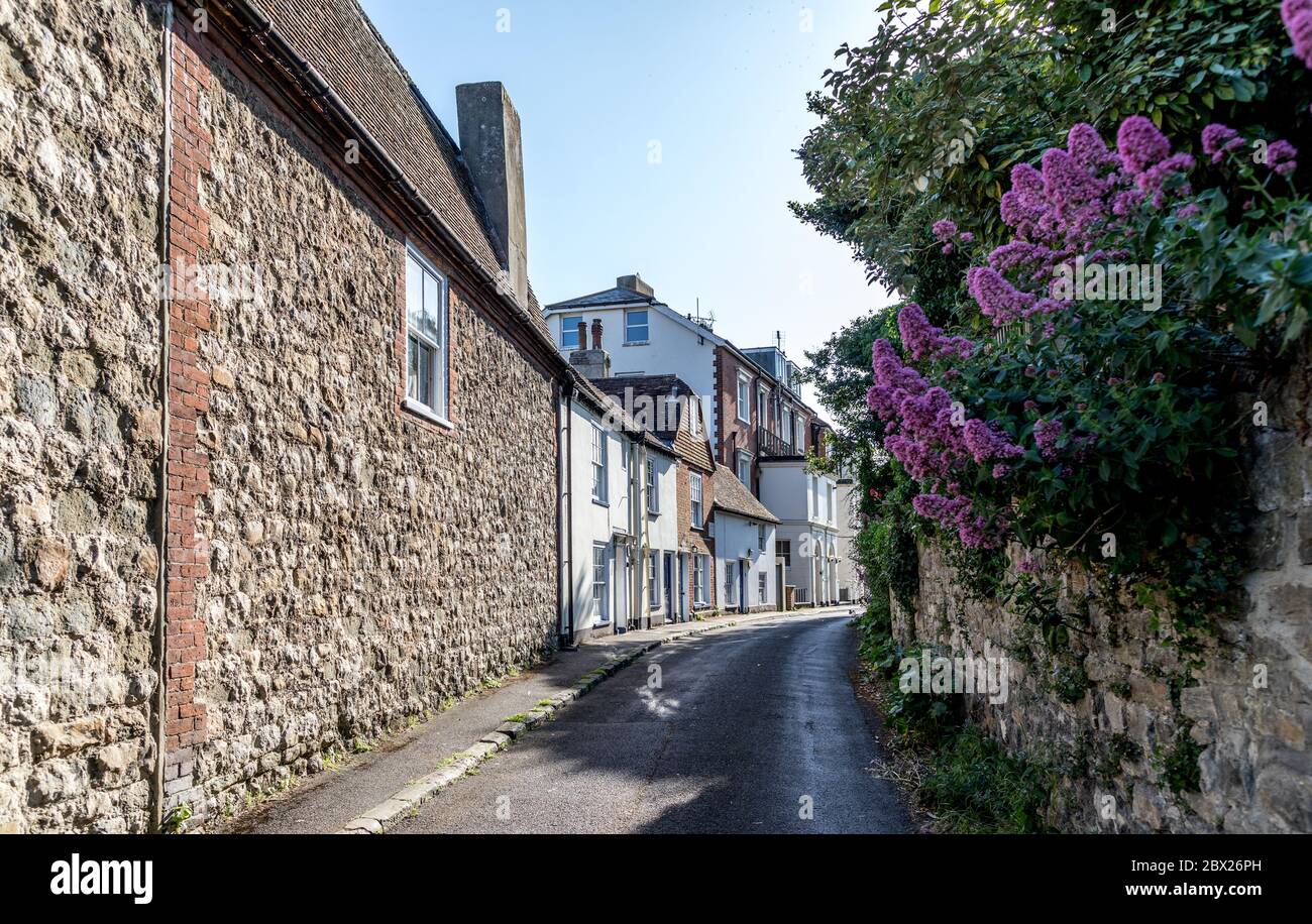 Traditional Houses in The Hythe Kent UK Stock Photo Alamy