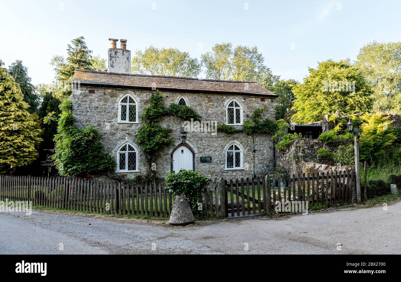 The Gatehouse for Saltwood Castle The Hythe Kent UK Stock Photo Alamy