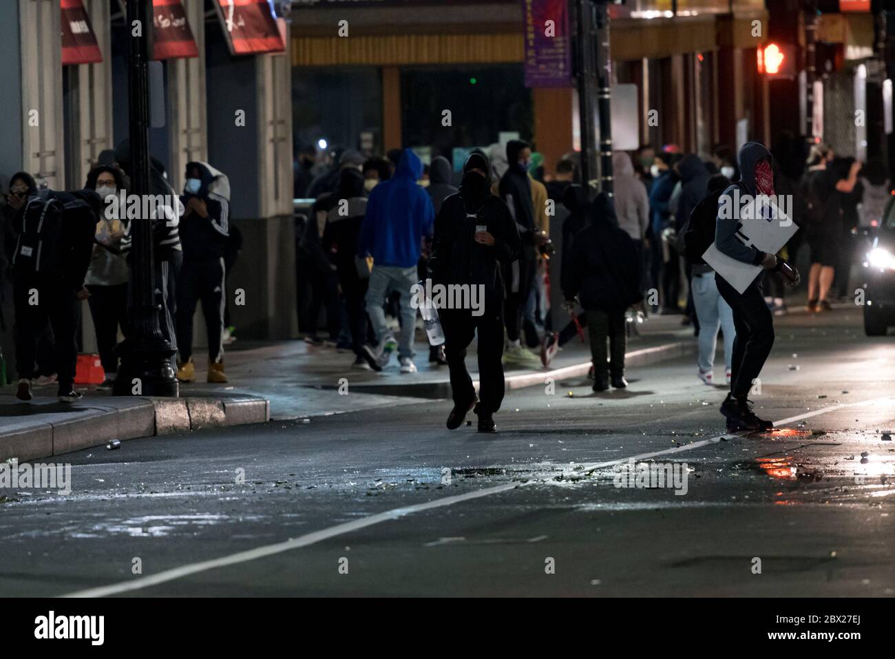 Boston looting hi-res stock photography and images - Alamy