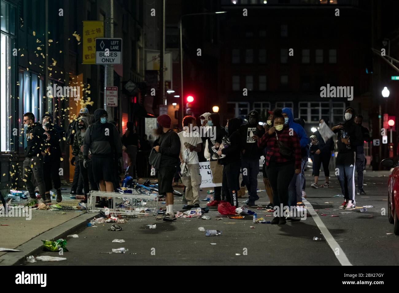 Boston riots hi-res stock photography and images - Alamy