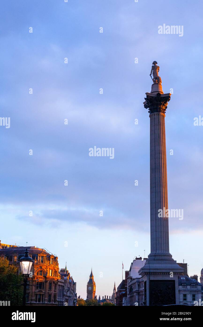 Nelson's Column, London, England, UK Stock Photo - Alamy