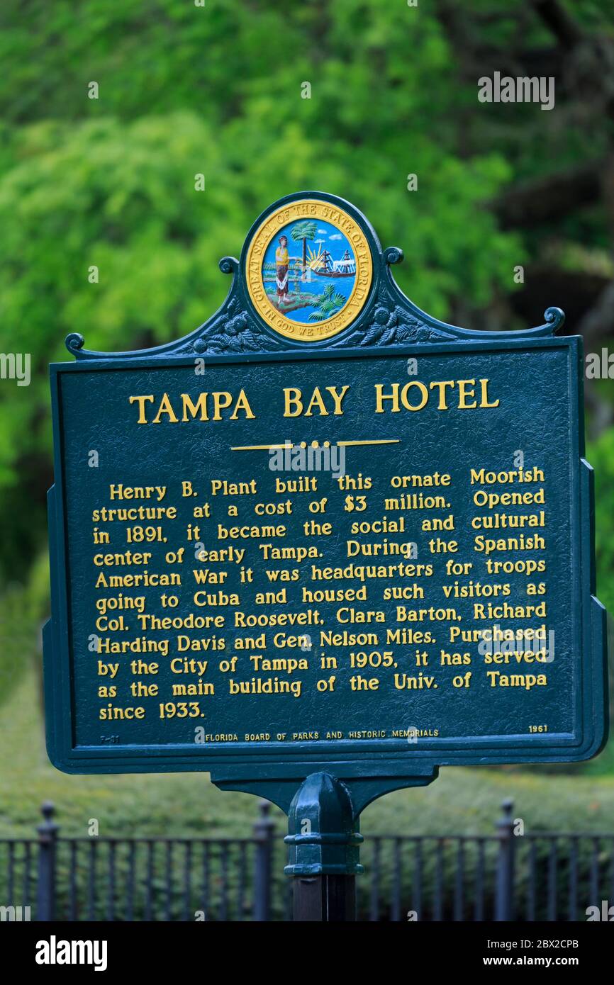 Tampa Bay Hotel,University of Tampa,Florida,USA,North America Stock Photo