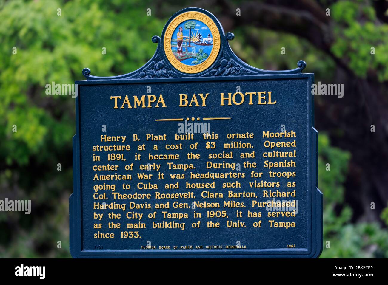 Tampa Bay Hotel,University of Tampa,Florida,USA,North America Stock Photo