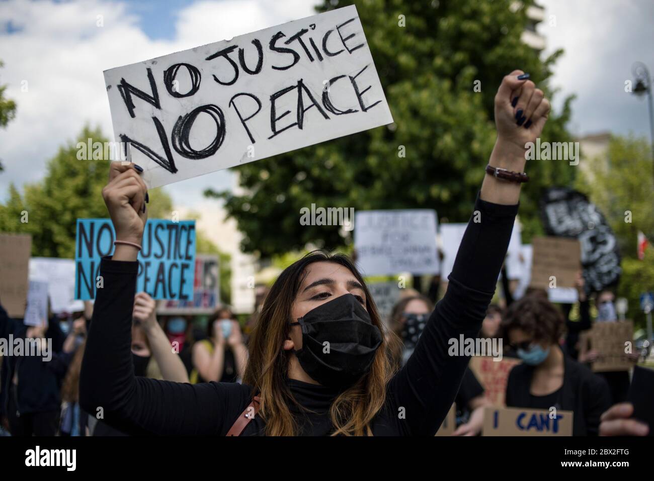 Smiley Culture Protest New Scotland Yard No Justice No Peace 'Who Kill...